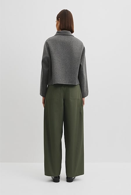 Zip Through Crop Jacket