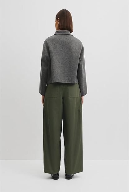 Zip Through Crop Jacket