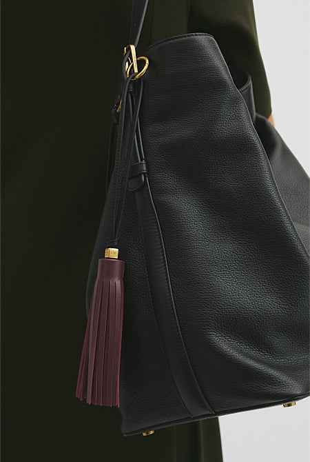 Tassel Leather Charm