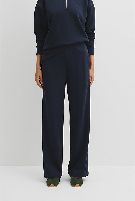 Australian Good Earth Cotton Straight Leg Track Pant