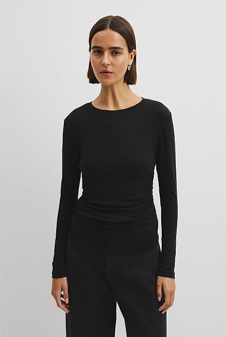 Drape Long Sleeve Top