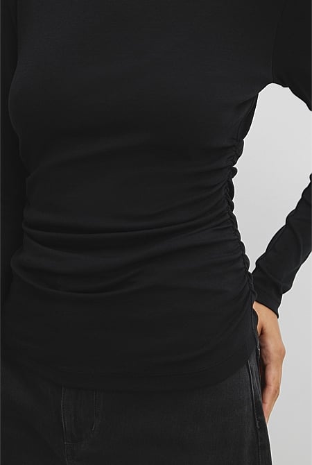 Drape Long Sleeve Top