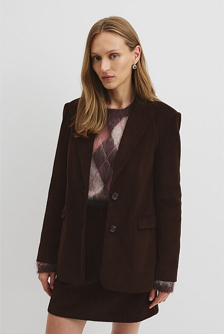 Corduroy Blazer