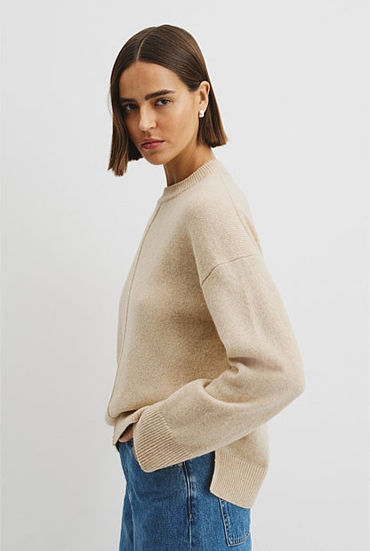 Merino Wool Crew Neck Knit
