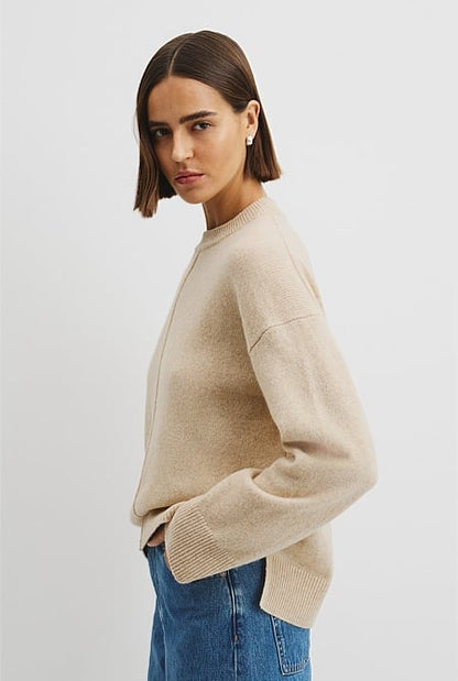 Merino Wool Crew Neck Knit