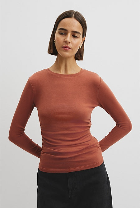 Drape Long Sleeve Top