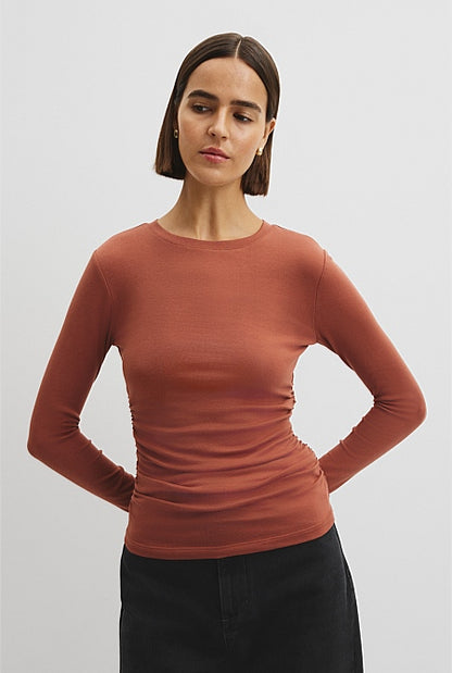Drape Long Sleeve Top