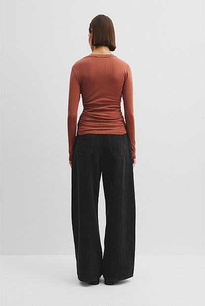 Drape Long Sleeve Top