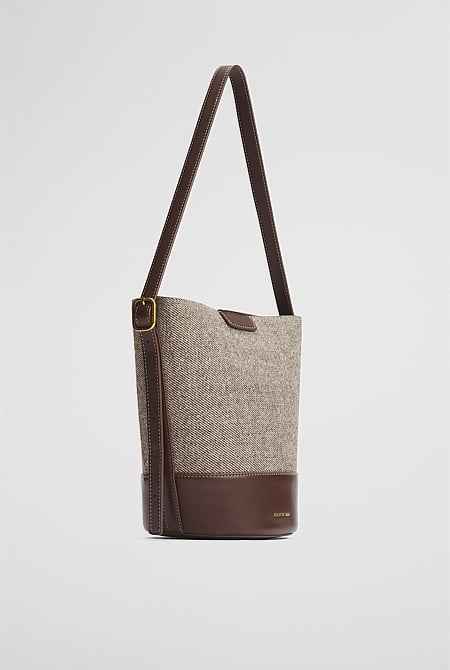 Structured Bucket Bag