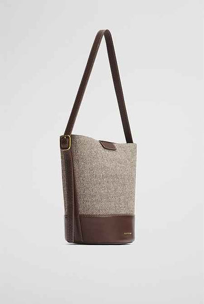 Structured Bucket Bag