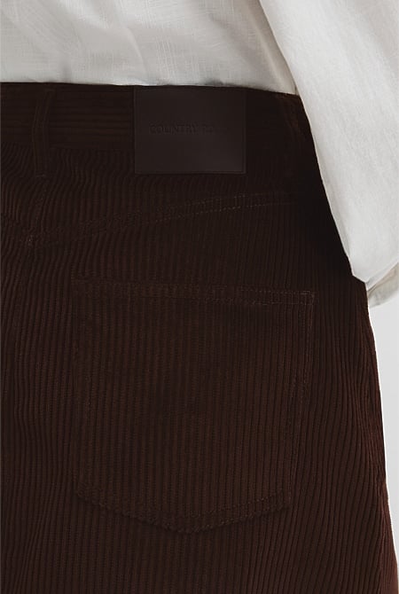Corduroy Mini Skirt