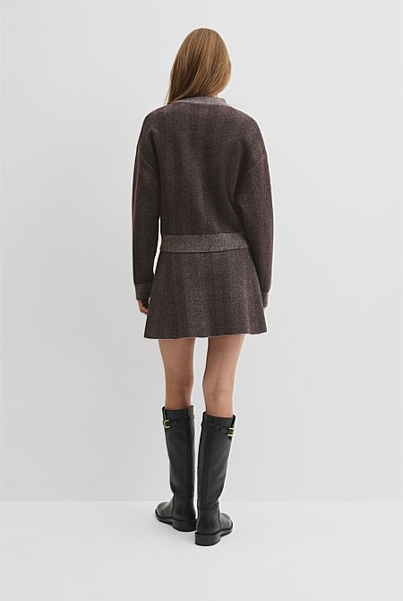 Herringbone Knit Jacket