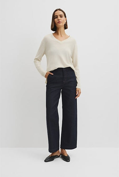 Lightweight Merino V-Neck Knit