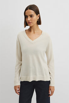 Lightweight Merino V-Neck Knit