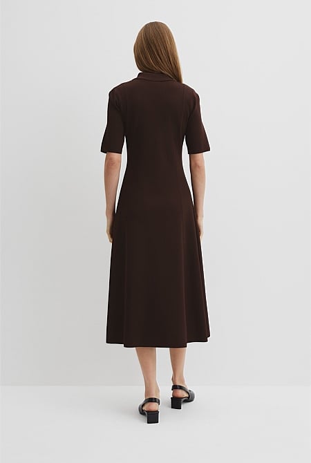 Compact Knit Midi Dress