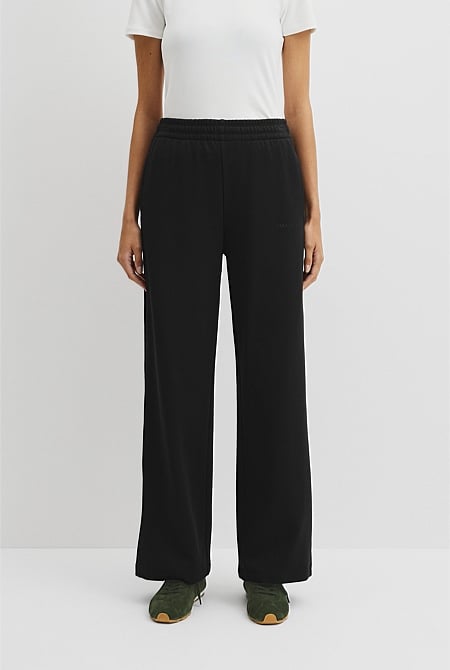 Australian Good Earth Cotton Straight Leg Track Pant