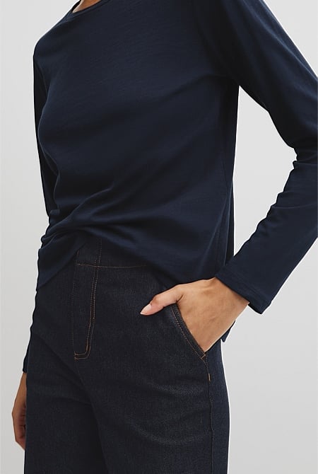 Australian Cotton Textured Slub T-Shirt