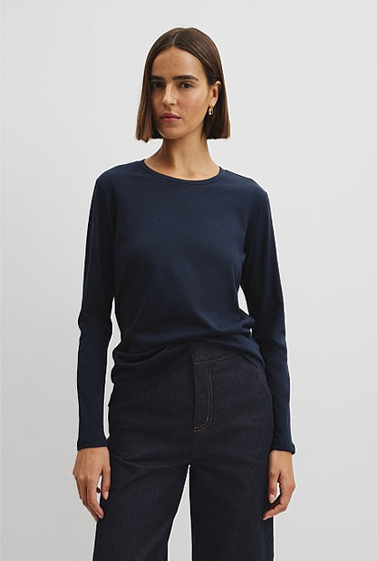 Australian Cotton Textured Slub T-Shirt
