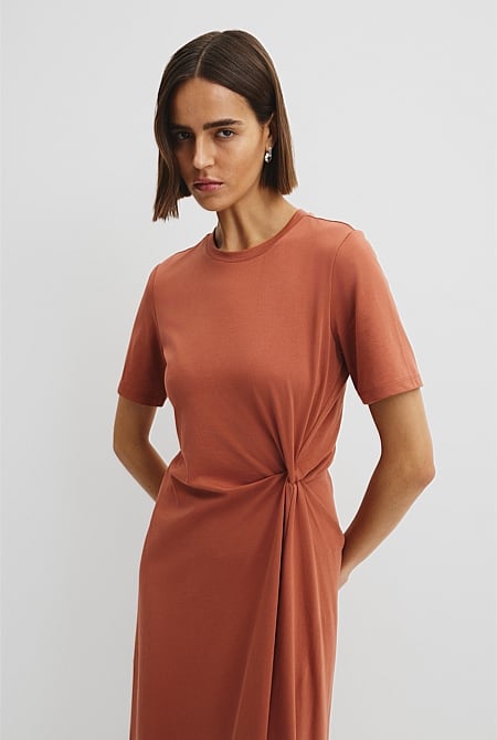 Twist Jersey Dress