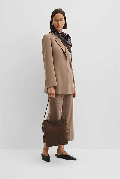Isla Leather Bucket Bag