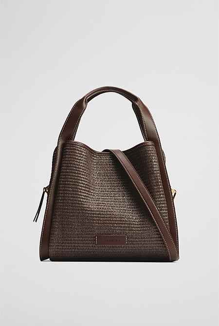 Middle Zip Crossbody Bag