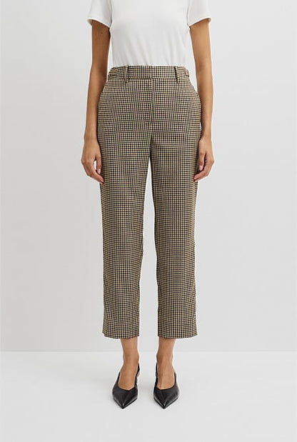 Check Wool Pant