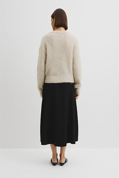 Long Sleeve Fluffy Cardigan