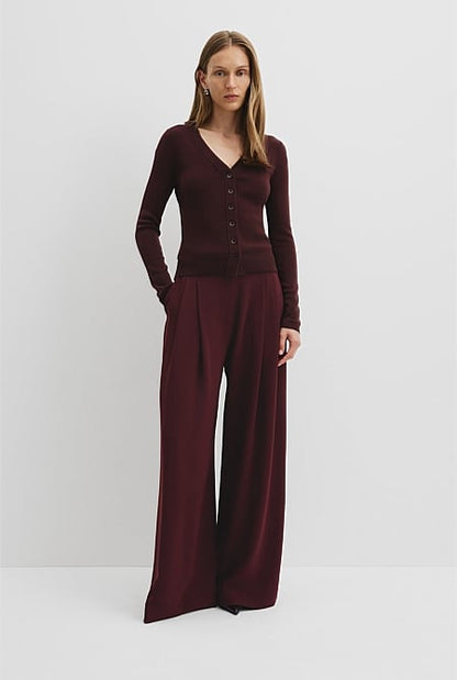 Wool Silk Cardigan