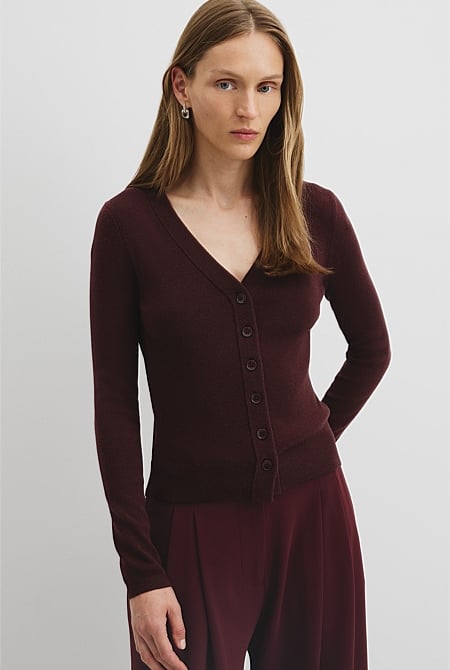 Wool Silk Cardigan