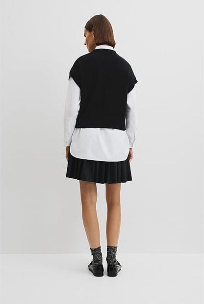 Short Sleeve Merino Wool Knit