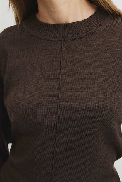 Lightweight Merino Wool Crew Neck Knit