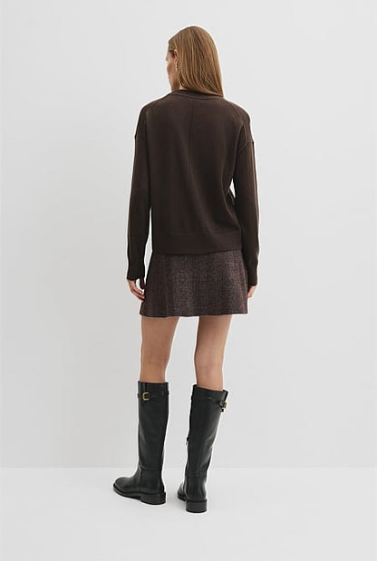 Lightweight Merino Wool Crew Neck Knit