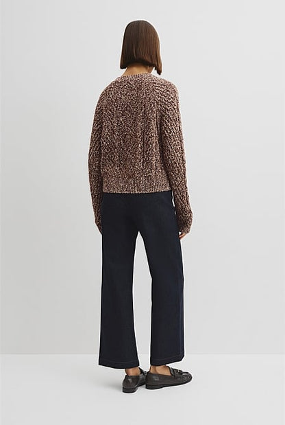 Twist Knit Cable Knit Pullover