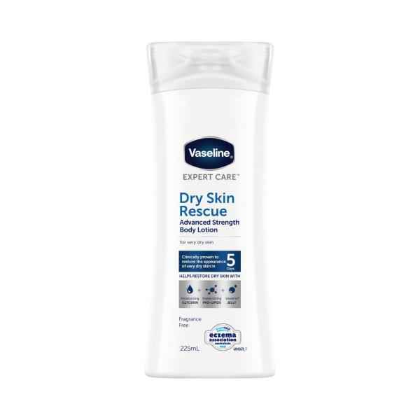 VASELINE DRY SKIN RESCUE BODY LOTION 225ML