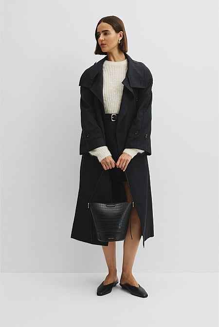 Structured Bucket Bag