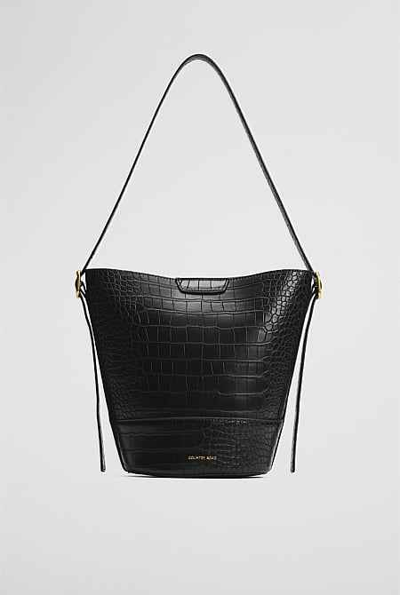 Structured Bucket Bag