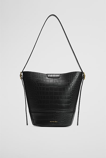 Structured Bucket Bag