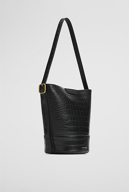 Structured Bucket Bag