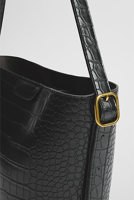 Structured Bucket Bag