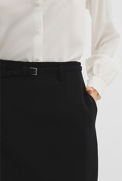 Belted Mini Skirt