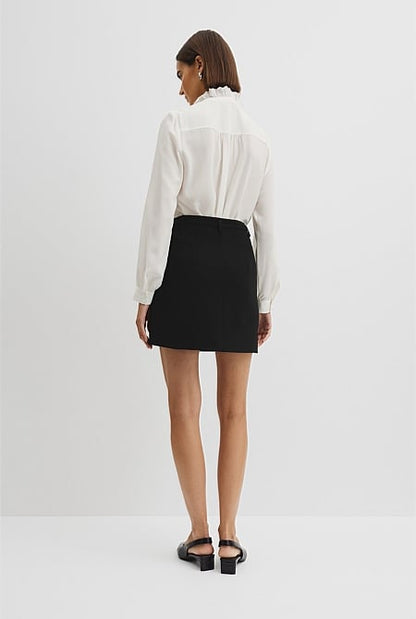 Belted Mini Skirt