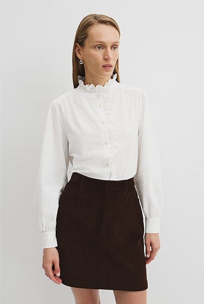 Long Sleeve Ruffle Shirt