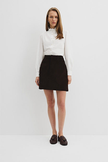Long Sleeve Ruffle Shirt