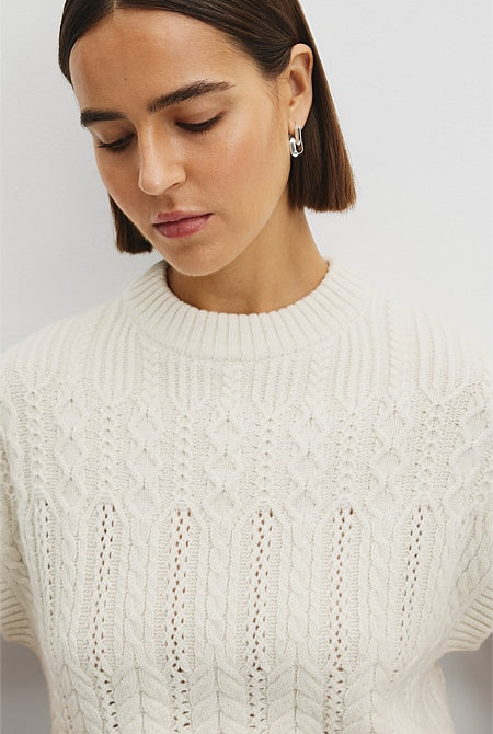 Cable Knit Tank