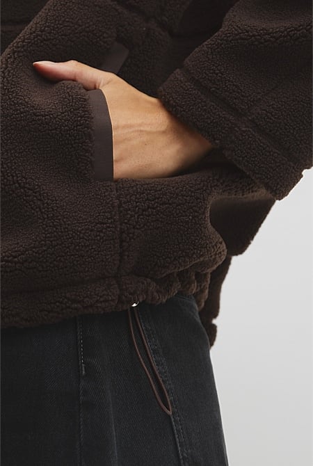 Recycled Polyester Fleece Zip Jacket