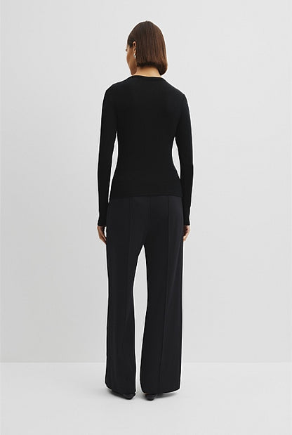 Soft Henley Longsleeve Top