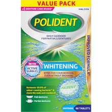Polident Whitening Denture Cleaner For Dentures & Partials 66 pack