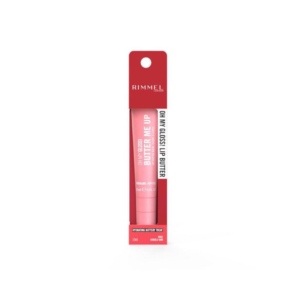 RIMMEL OMG LIP BUTTER BUBBLE GUM 15ML