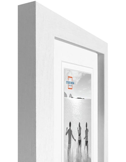 Premium 8 Piece Gallery Photo Wall Frame Set in White