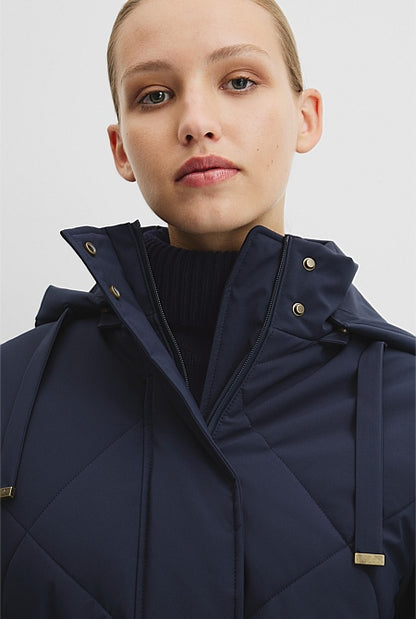 Longline Puffer Coat